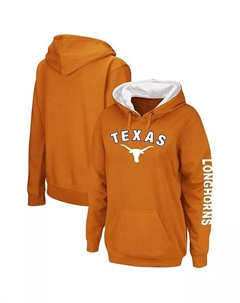 Женский пуловер с капюшоном Texas Orange Texas Longhorns Loud and Proud Colosseum