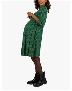 Геометрическое платье для беременных и кормящих, Green Jojo maman bébé