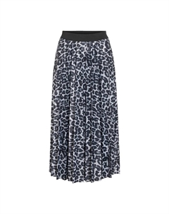 Юбка Nitban Print midi, серый Vila