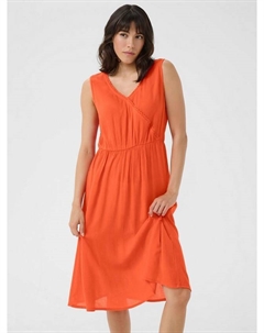 Бесплатное платье миди с V-образным вырезом Kaffe