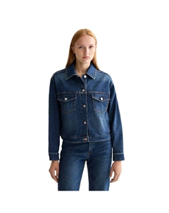 Куртка Cropped 750 Year Celebration denim, синий Scotch&soda