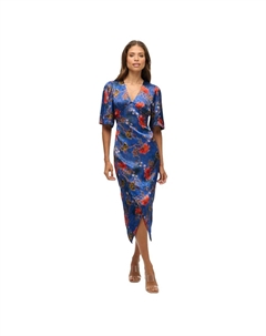 Платье Jacquard midi, синий Superdry