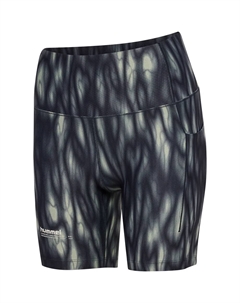 Леггинсы HIIT AOP Intensity short, черный Hummel