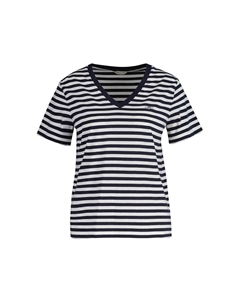 Футболка 4200566 short sleeve v neck, синий Gant