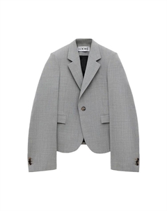 Блейзер Single-Breasted Tailored Blazer 'Light Grey' Loewe