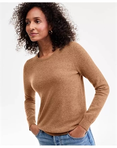 Женский длинный свитер с длинными рукавами из 100% кашемира, PXS-3X, загар/бежевый Charter club