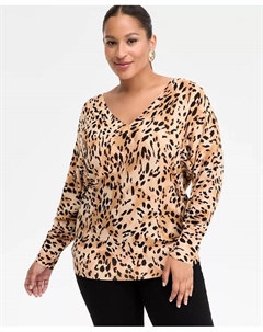 Женский свитер с V-образным вырезом, размеры P/XS-3X, создано для Macy's I.n.c. international concepts