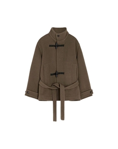 Пальто Short Duffle Coat 'Dark Squirrel' Lemaire