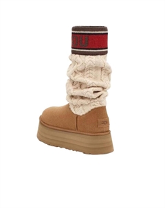 Туфли Классический свитер Буква Ботинки Каштан Ugg