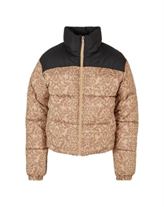 Ретро-пуховик для женщин AOP Retro Urban classics