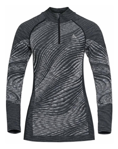 Рубашка-базовый слой с высоким воротом и молнией на половину длины Odlo