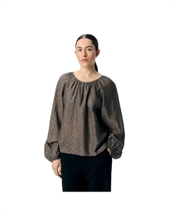 Блузка True long sleeve, коричневый Object