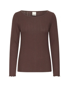 Лонгслив IHCELLA, Dark brown Ichi