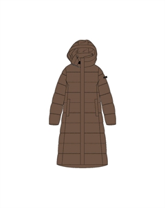 Женское пальто, длинное, с фиксированным капюшоном, 33K3706 Cmp