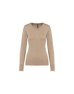 Женский свитер с V-образным вырезом Карибан Kariban