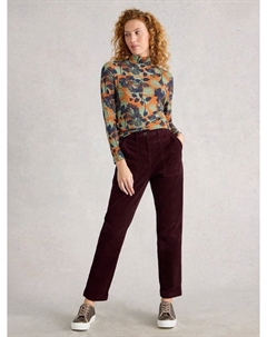 Брюки Twister из вельвета, Dk Plum White stuff