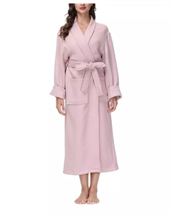 Женский халат с ромбовидным узором, розовый Ink+ivy