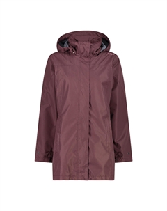 Женская водонепроницаемая куртка-дождевик с застежкой-кнопкой и капюшоном Cmp