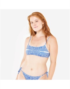 Бикини-топ для серфинга, женский бюстье Tribal синего цвета Roxy
