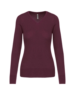 Женский свитер с V-образным вырезом Карибан Kariban