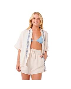 Рубашка Oceanic Embroidered, бежевый Rip curl