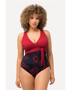 Женский купальник со скользящими узлами и мягкими чашечками, с вырезом-халтер Ulla popken