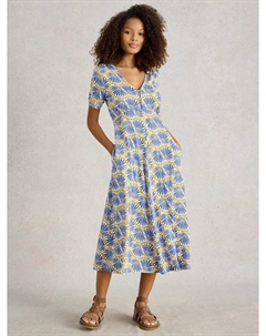 Платье Megan, Blue/Multi White stuff