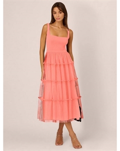 Платье миди Adrianna от Knit And Mesh, Coral Coast Adrianna papell