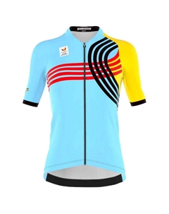 Джерси Icon BOIC Olympics Paris 2024 short sleeve, синий Bioracer