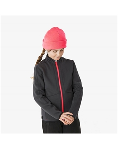 Детская горнолыжная куртка 6В–14В лет теплая - MID500В серо-розовая Quechua