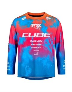 Джерси эндуро с длинным рукавом Actionteam, синий Cube