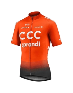 Джерси CCC Team Replica short sleeve, оранжевый Giant