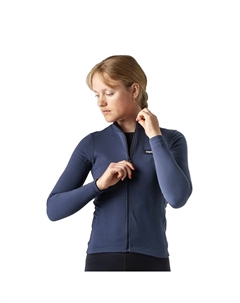 Джерси с длинным рукавом Explr Merinotech Thermal, синий Gripgrab