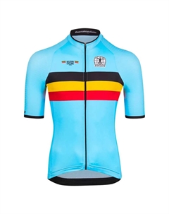 Джерси Belgium Icon Classic short sleeve, мультиколор Bioracer