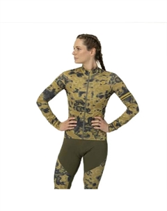 Джерси с длинным рукавом Blurry Photo Performance, зеленый Agu