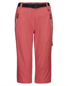 Функциональные брюки-капри KOS 240 для походов/отдыха/трекинга, женские, кораллового цвета Killtec