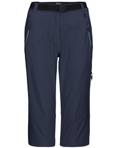 Функциональные брюки-капри KOS 240 для походов/отдыха/трекинга, женские, темно-синие Killtec