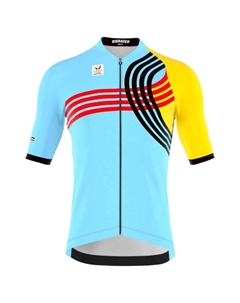 Джерси Icon BOIC Olympics Paris 2024 short sleeve, синий Bioracer