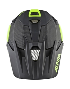 Велосипедный шлем Rootage черный неоново-желтый матовый 52 на 57 см Alpina