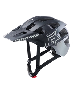 MTB - Велосипедный шлем AllSet Pro чёрный/белый матовый Cratoni