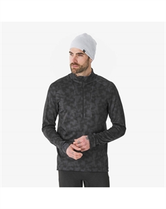 Лыжное нижнее белье, функциональная рубашка мужская, с застежкой-молнией 1/2 - BL500, чёрная Wedze