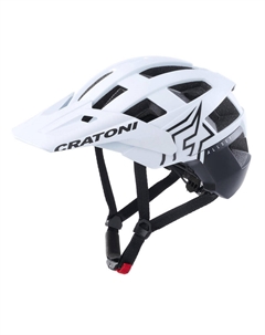MTB - Велосипедный шлем AllSet Pro белый/черный матовый Cratoni