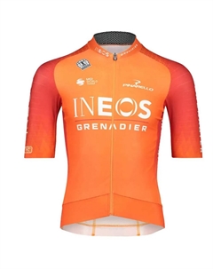 Джерси Ineos Grenadiers Epic short sleeve, оранжевый Bioracer