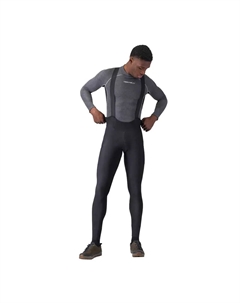 Тайтсы с нагрудником Unlimited, черный Castelli