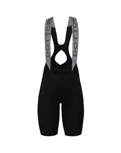 Шорты с нагрудником Dottore Pro, черный Q36.5