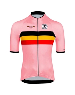 Джерси Icon Official Belgian Cycling short sleeve, розовый Bioracer