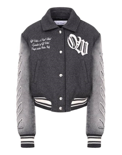 Комбинированный бомбер Off-white