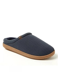 Мужские повседневные шлепанцы-клоги, синий Dearfoams