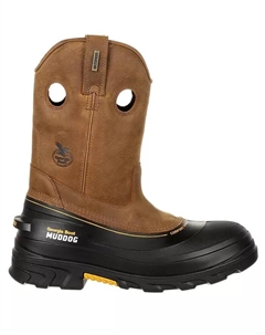Мужские рабочие водонепроницаемые сапоги Muddog Composite Toe, коричневый Georgia boot