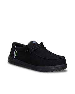 Слипоны Wally Composite Toe Work Slip-On - Men's, черный/черный Hey dude